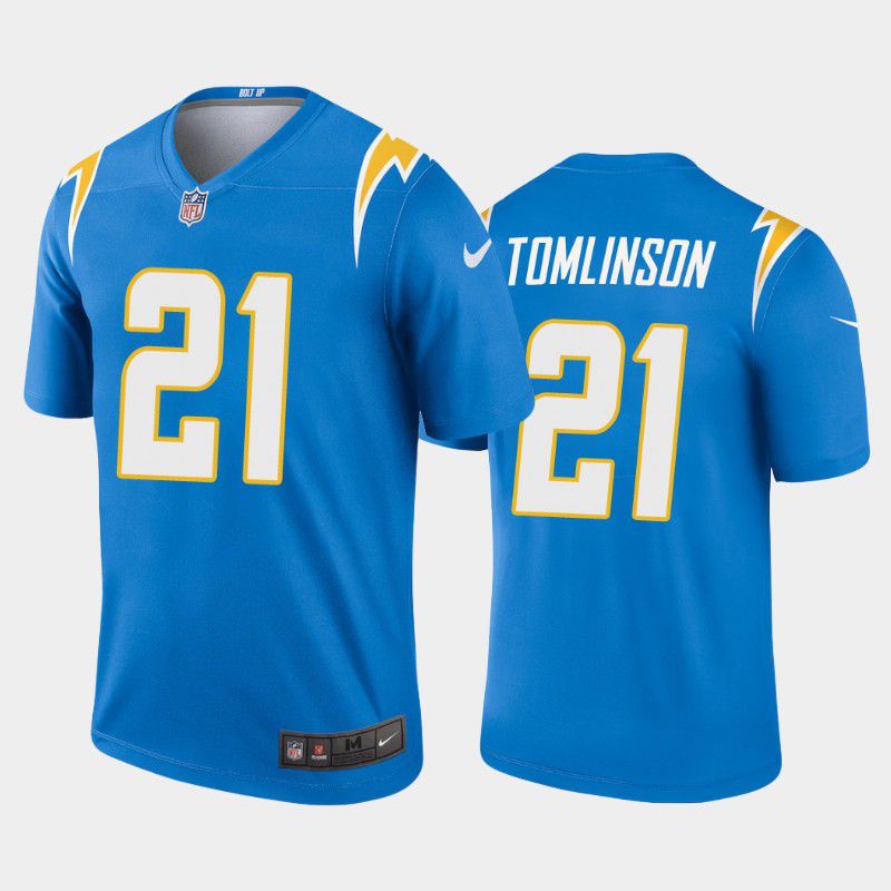 Men Los Angeles Chargers #21 LaDainian Tomlinson Nike Powder Blue Legend NFL Jersey